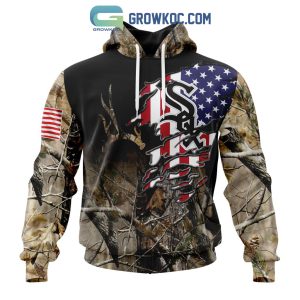 Chicago White Sox MLB Special Camo Realtree Hunting Hoodie T Shirt