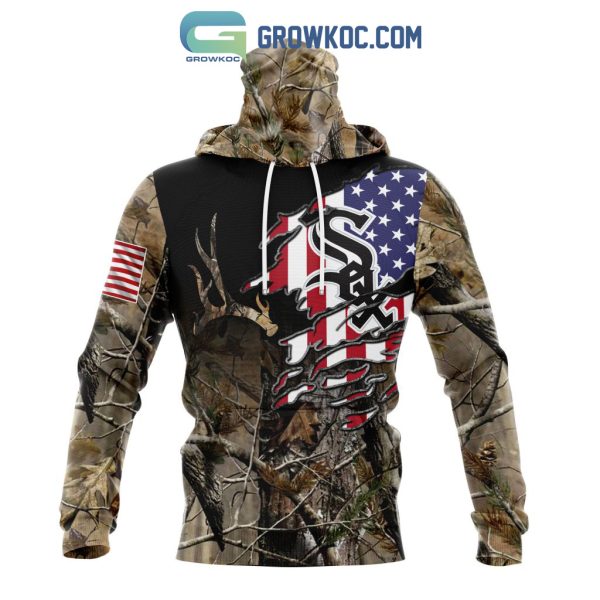 Chicago White Sox MLB Special Camo Realtree Hunting Hoodie T Shirt