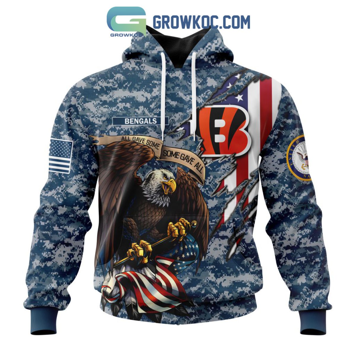 Shop Bengals Army Hoodie