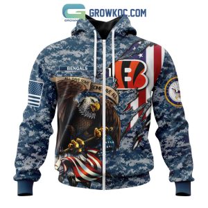 Cincinnati Bengals NFL Honor US Navy Veterans All Gave Some Some Gave All Personalized Hoodie T Shirt