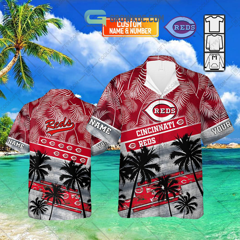 Cincinnati Reds MLB American Flower Hawaiian Shirt - Growkoc