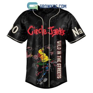 Circle Jerks Wild In The Streets Personalized Baseball Jersey