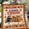 Boise State Broncos NCAA Football Welcome Fall Pumpkin Halloween Fleece Blanket Quilt