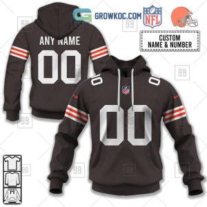 Cleveland Browns NFL Personalized Home Jersey Hoodie T Shirt