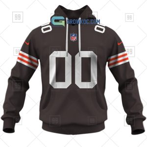 Cleveland Browns NFL Personalized Home Jersey Hoodie T Shirt