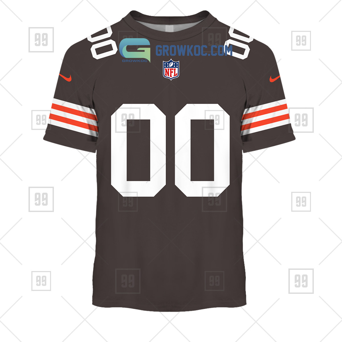 Cleveland Browns NFL Personalized Home Jersey Hoodie T Shirt - Growkoc
