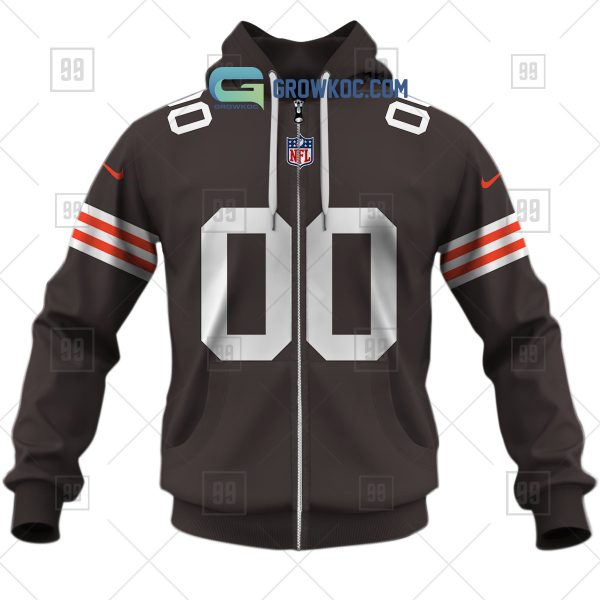 Cleveland Browns NFL Personalized Home Jersey Hoodie T Shirt