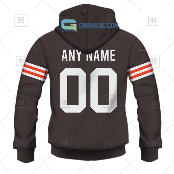 Cleveland Browns NFL Personalized Home Jersey Hoodie T Shirt