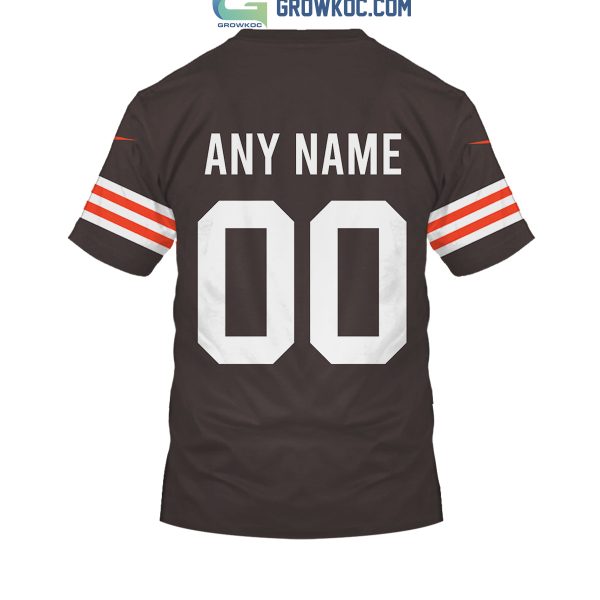 Cleveland Browns NFL Personalized Home Jersey Hoodie T Shirt