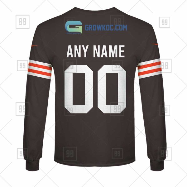 Cleveland Browns NFL Personalized Home Jersey Hoodie T Shirt