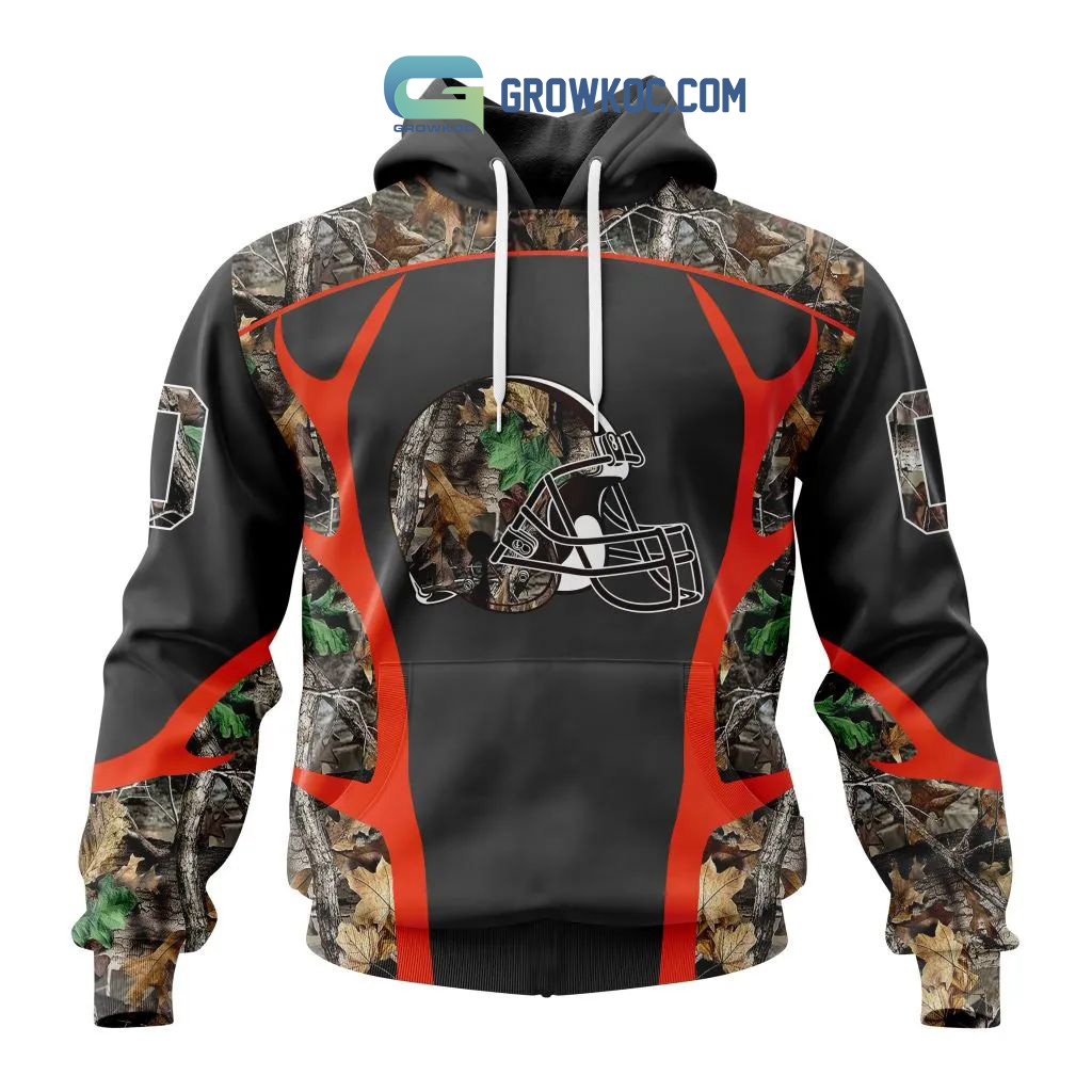 Cleveland Browns NFL Special Camo Hunting Personalized Hoodie T