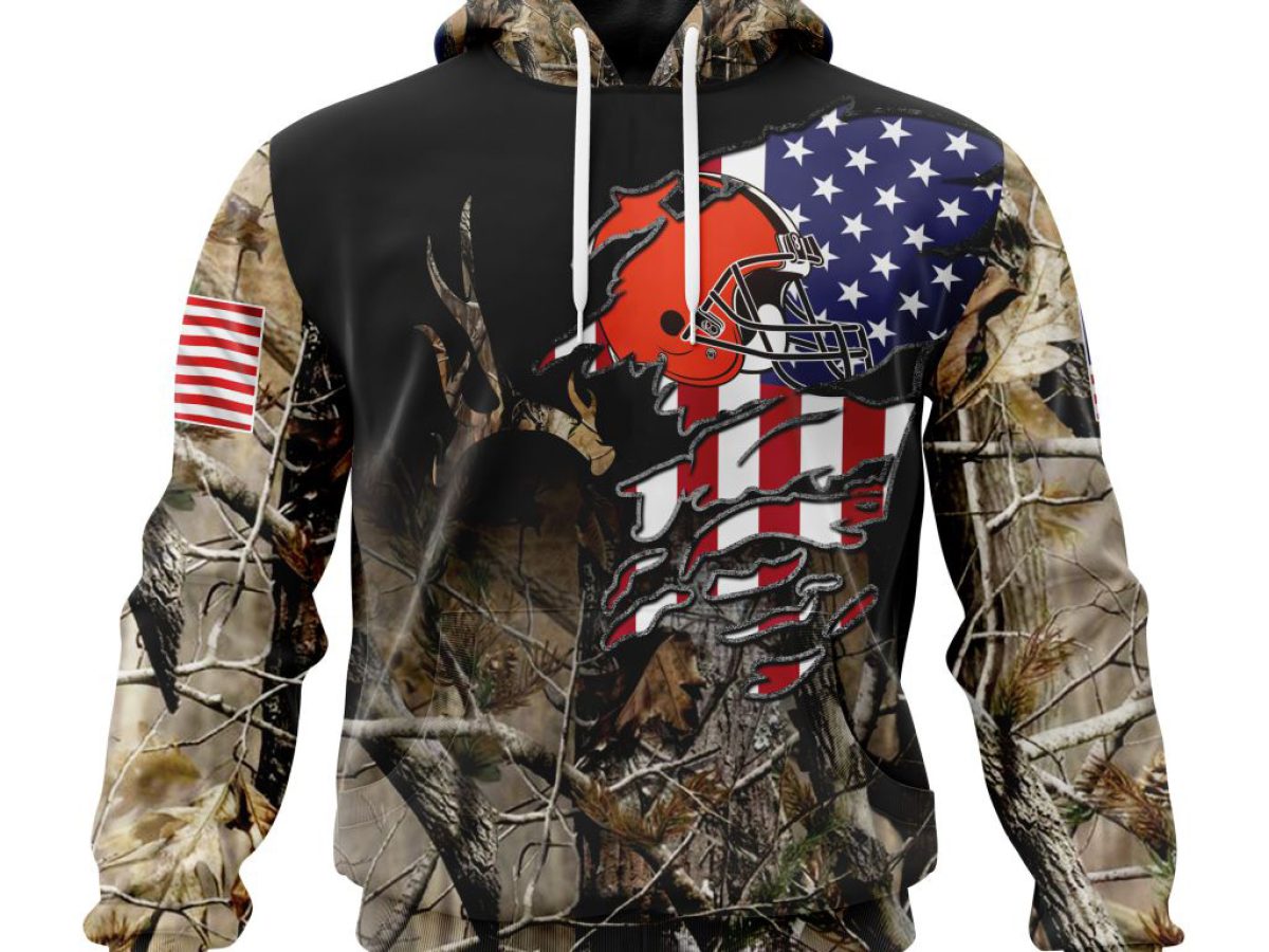 Cleveland Browns NFL Special Camo Hunting Personalized Hoodie T Shirt -  Growkoc