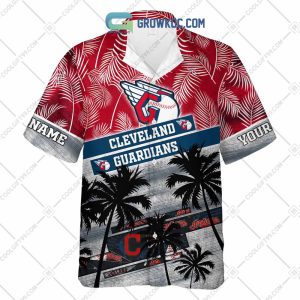 Cleveland Guardians MLB Personalized Palm Tree Hawaiian Shirt