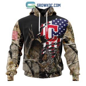 Cleveland Guardians MLB Special Camo Realtree Hunting Hoodie T Shirt