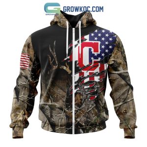 Cleveland Guardians MLB Special Camo Realtree Hunting Hoodie T Shirt