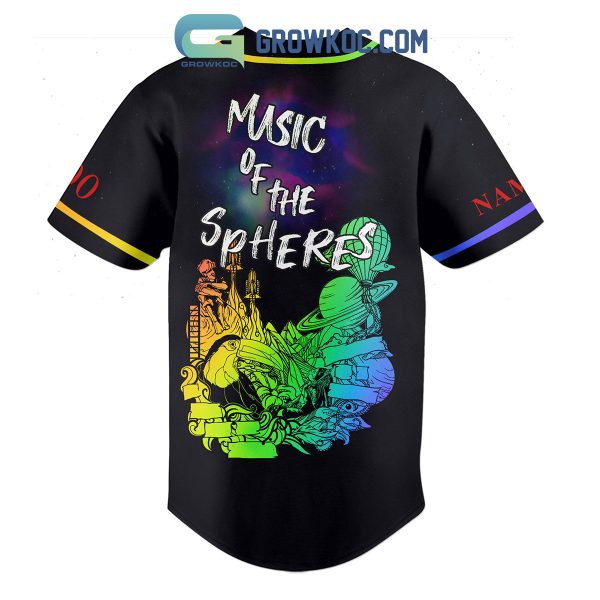 Cold Play Music Of The Spheres Personalized Baseball Jersey