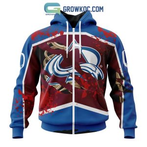 Colorado Avalanche NHL Special Design Jersey With Your Ribs For Halloween Hoodie T Shirt