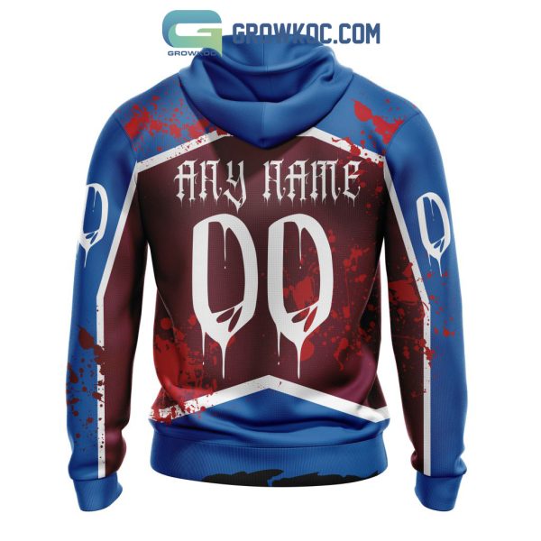 Colorado Avalanche NHL Special Design Jersey With Your Ribs For Halloween Hoodie T Shirt