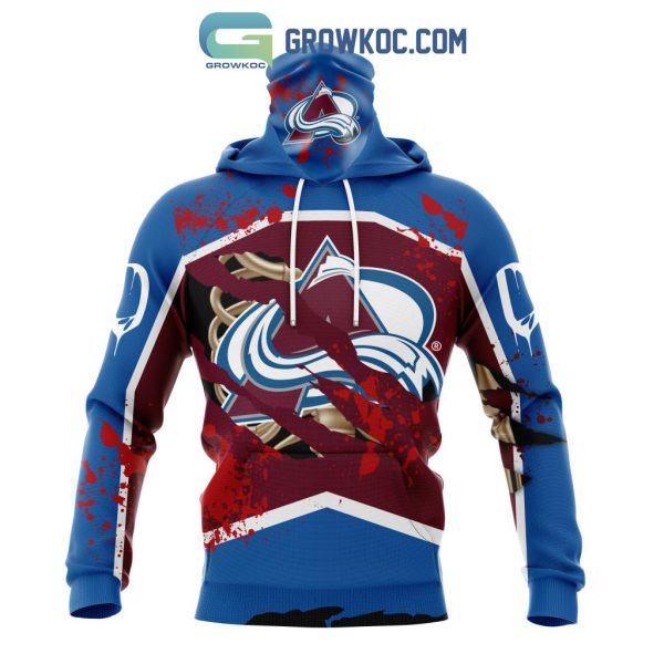 Colorado Avalanche NHL Special Design Jersey With Your Ribs For Halloween Hoodie T Shirt