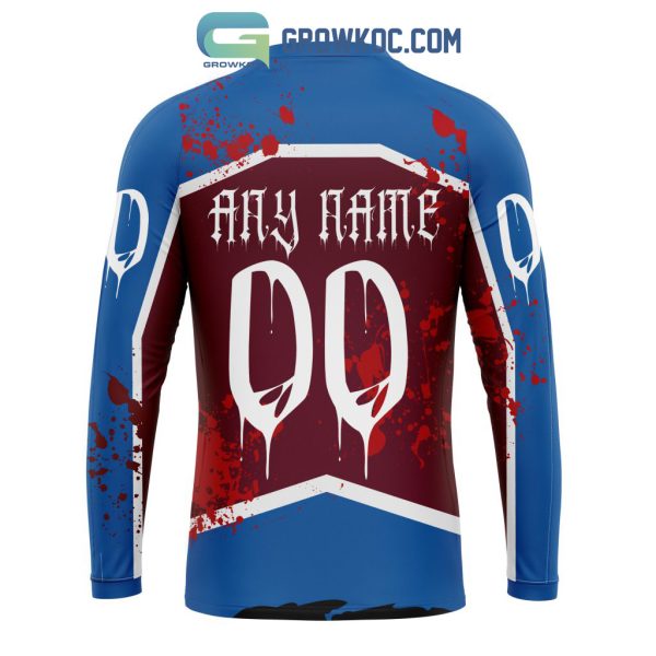 Colorado Avalanche NHL Special Design Jersey With Your Ribs For Halloween Hoodie T Shirt