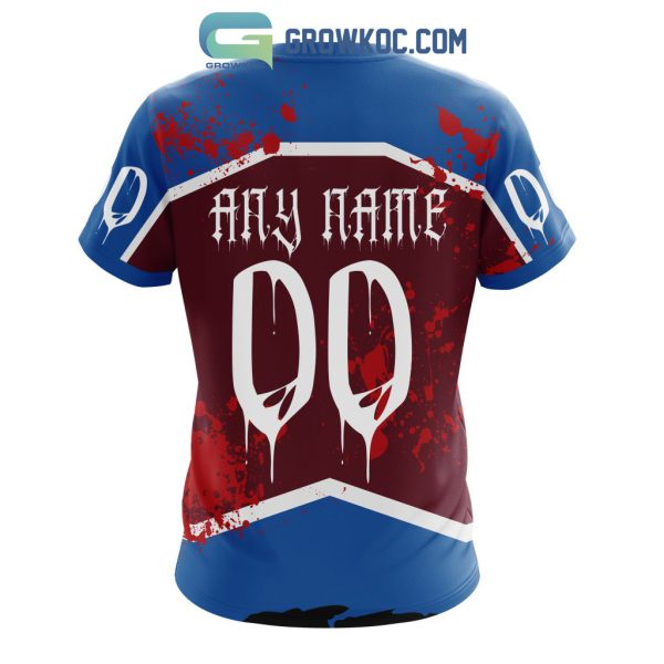 Colorado Avalanche NHL Special Design Jersey With Your Ribs For Halloween Hoodie T Shirt