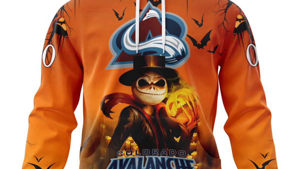 Colorado Avalanche NHL Special Jack Skellington Halloween Concepts Hoodie T  Shirt - Growkoc