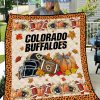 Colorado State Rams NCAA Football Welcome Fall Pumpkin Halloween Fleece Blanket Quilt