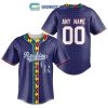 Detroit Tigers MLB Fearless Against Autism Personalized Baseball Jersey