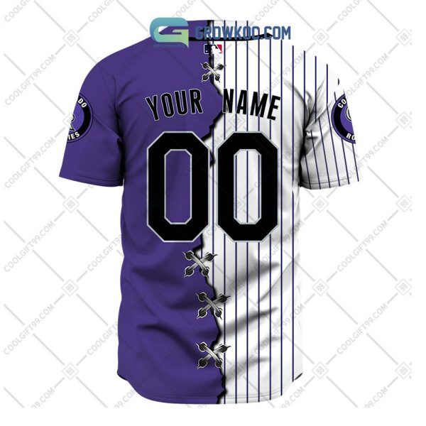 Colorado Rockies MLB Personalized Mix Baseball Jersey