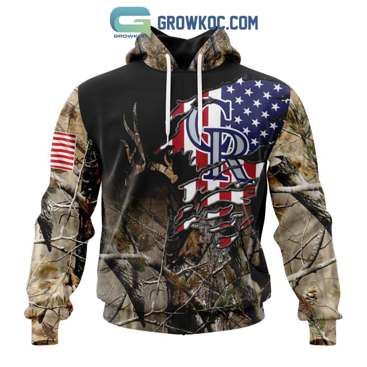 MLB Colorado Rockies Mix Jersey Custom Personalized Hoodie Shirt - Growkoc