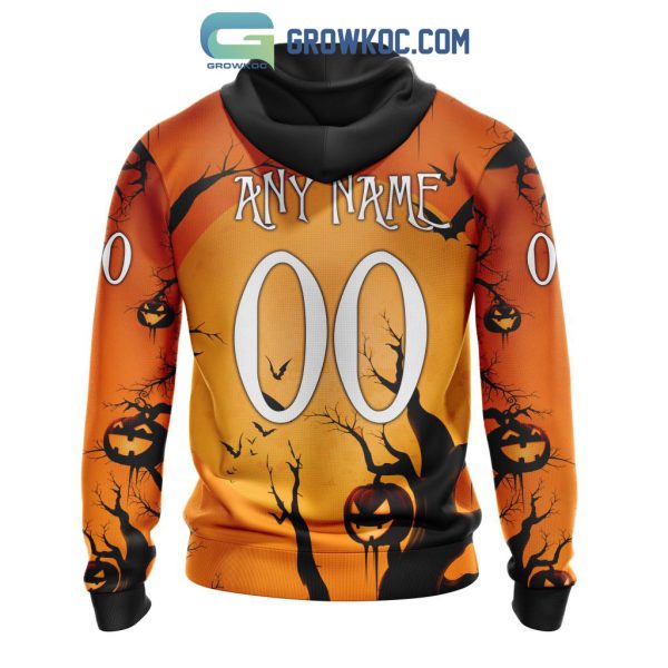 Columbus Blue Jackets NHL Special Jack Skellington Halloween Concepts Hoodie T Shirt