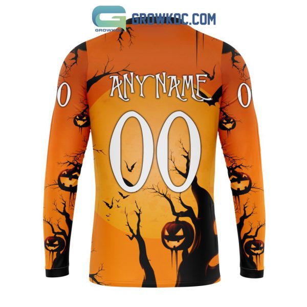 Columbus Blue Jackets NHL Special Jack Skellington Halloween Concepts Hoodie T Shirt