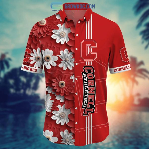 Cornell Big Red NCAA Flower Hawaiian Shirt