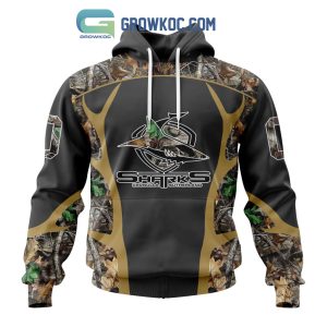 Cronulla Sutherland Sharks NRL Special Camo Hunting Personalized Hoodie T Shirt