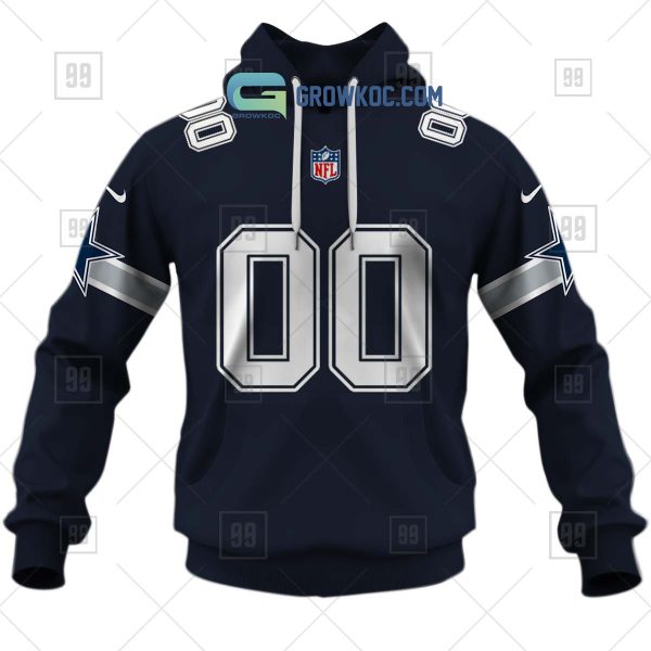 Dallas Cowboys NFL Personalized Home Jersey Hoodie T Shirt