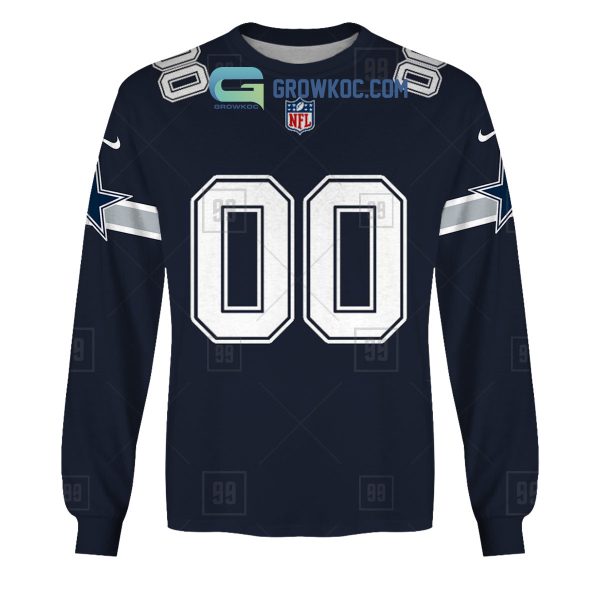 Dallas Cowboys NFL Personalized Home Jersey Hoodie T Shirt