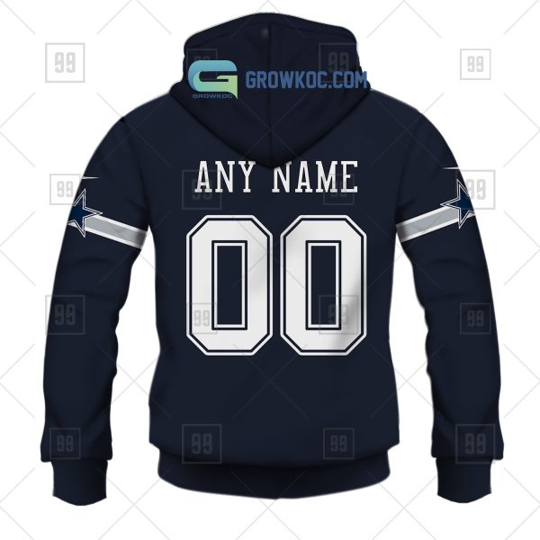 Dallas Cowboys NFL Personalized Home Jersey Hoodie T Shirt