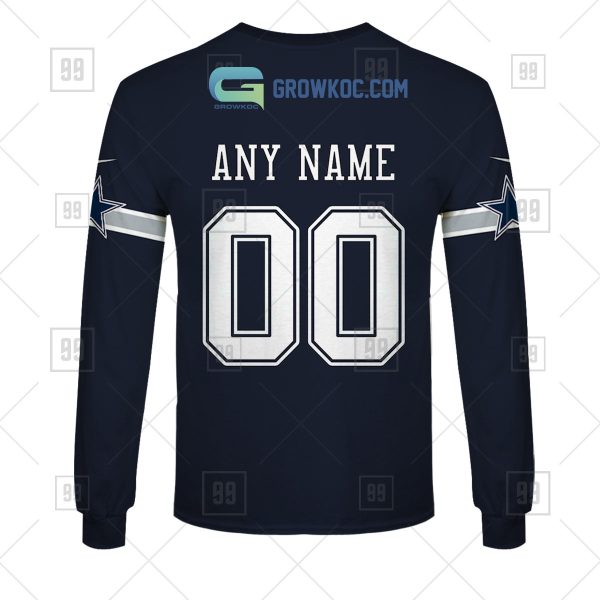 Dallas Cowboys NFL Personalized Home Jersey Hoodie T Shirt