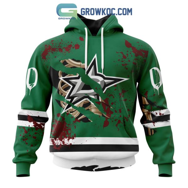 Dallas Stars NHL Special Design Jersey With Your Ribs For Halloween Hoodie T Shirt