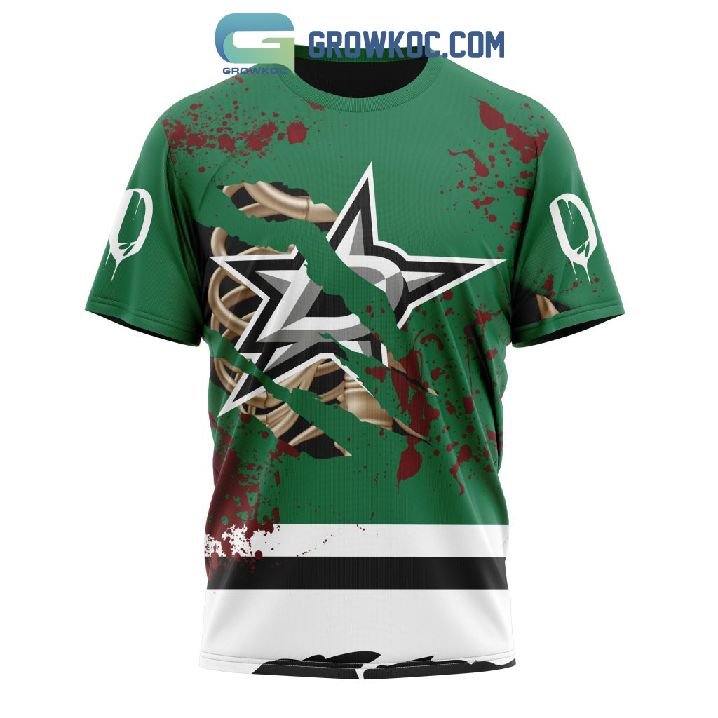 Dallas Stars NHL Special Zombie Style For Halloween Hoodie T Shirt