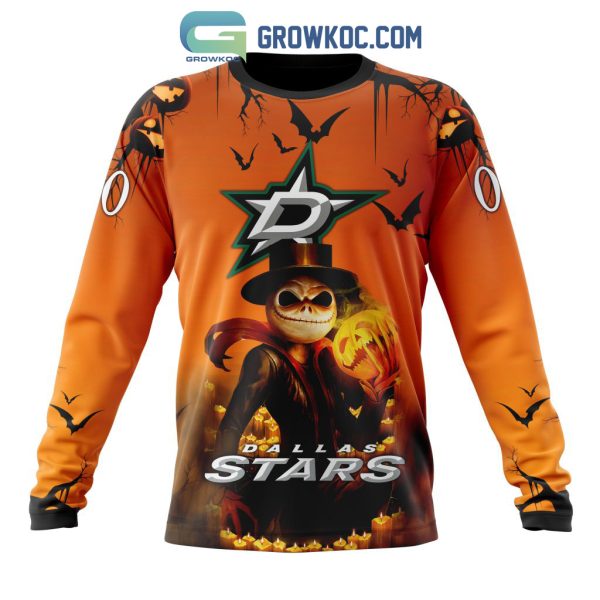 Dallas Stars NHL Special Jack Skellington Halloween Concepts Hoodie T Shirt