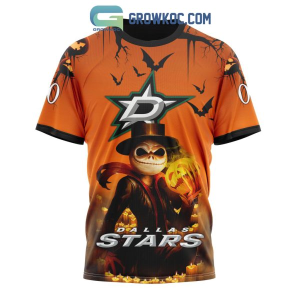 Dallas Stars NHL Special Jack Skellington Halloween Concepts Hoodie T Shirt