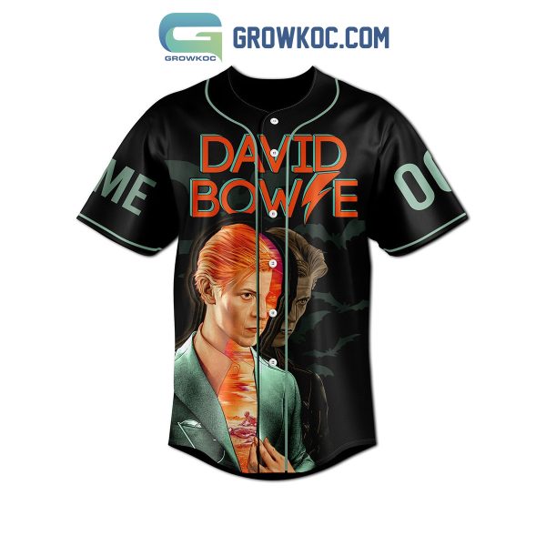 David Bowie Scary Monsters Super Creeps Keep Me Running Running Scared Personalized Baseball Jersey