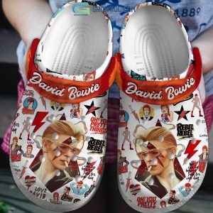 David Bowie Be A Heroes Just For One Day Crocs Clogs