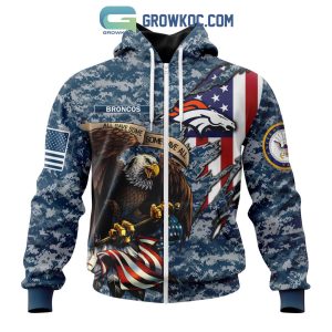 Denver Broncos NFL Honor US Navy Veterans All Gave Some Some Gave All Personalized Hoodie T Shirt