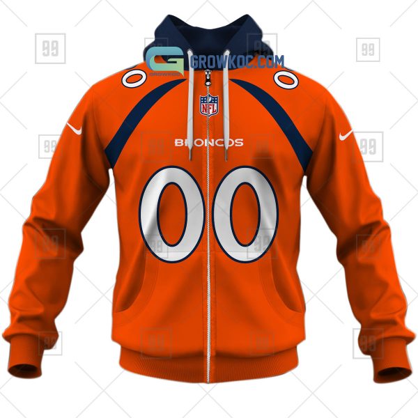 Denver Broncos NFL Personalized Home Jersey Hoodie T Shirt