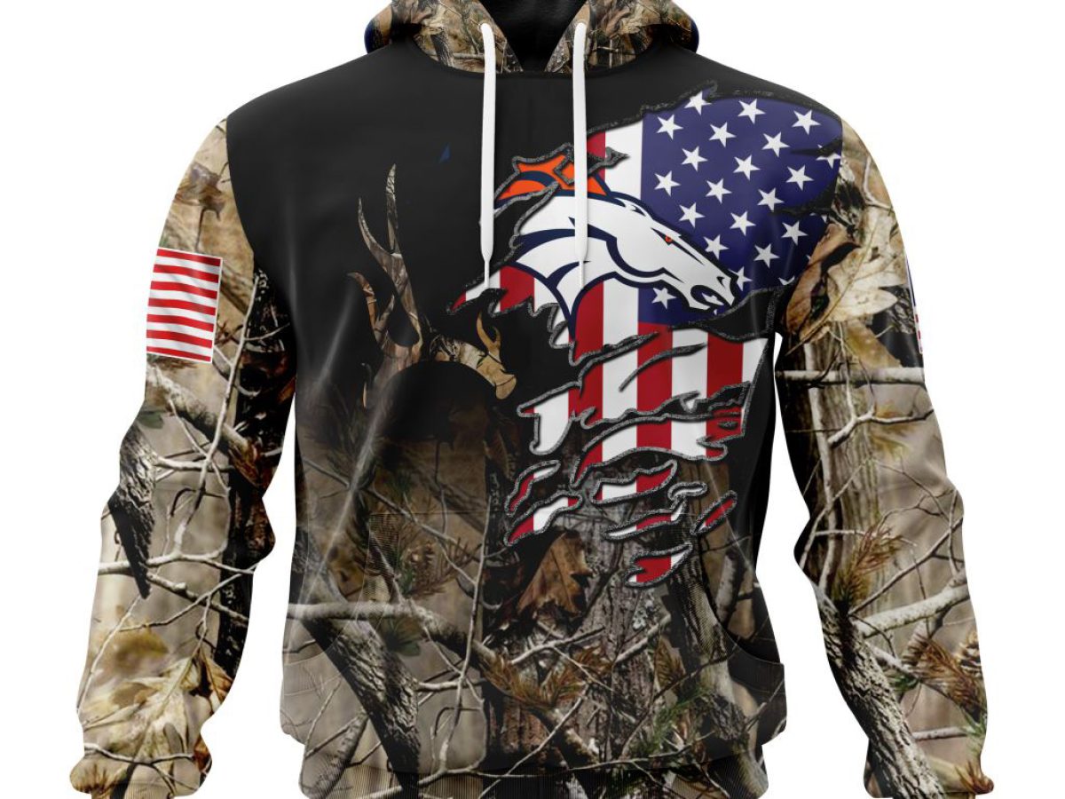 Denver Broncos NFL US Flag Camo Veteran Team 3D All Over Print Hoodie For  Men And Women