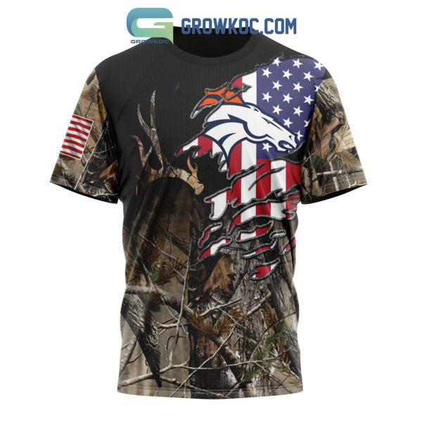 Denver Broncos NFL Special Camo Realtree Hunting Personalized Hoodie T Shirt