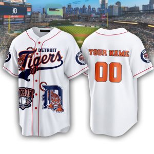 Detroit Tiger MLB Stitch Baseball Jersey Shirt Design 7 Custom