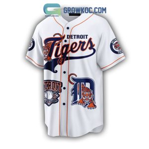 Detroit Tigers MLB Home Kit Personalized Baseball Jersey